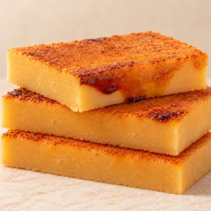 Turrón Artesanal de Yema Tostada quemado a mano