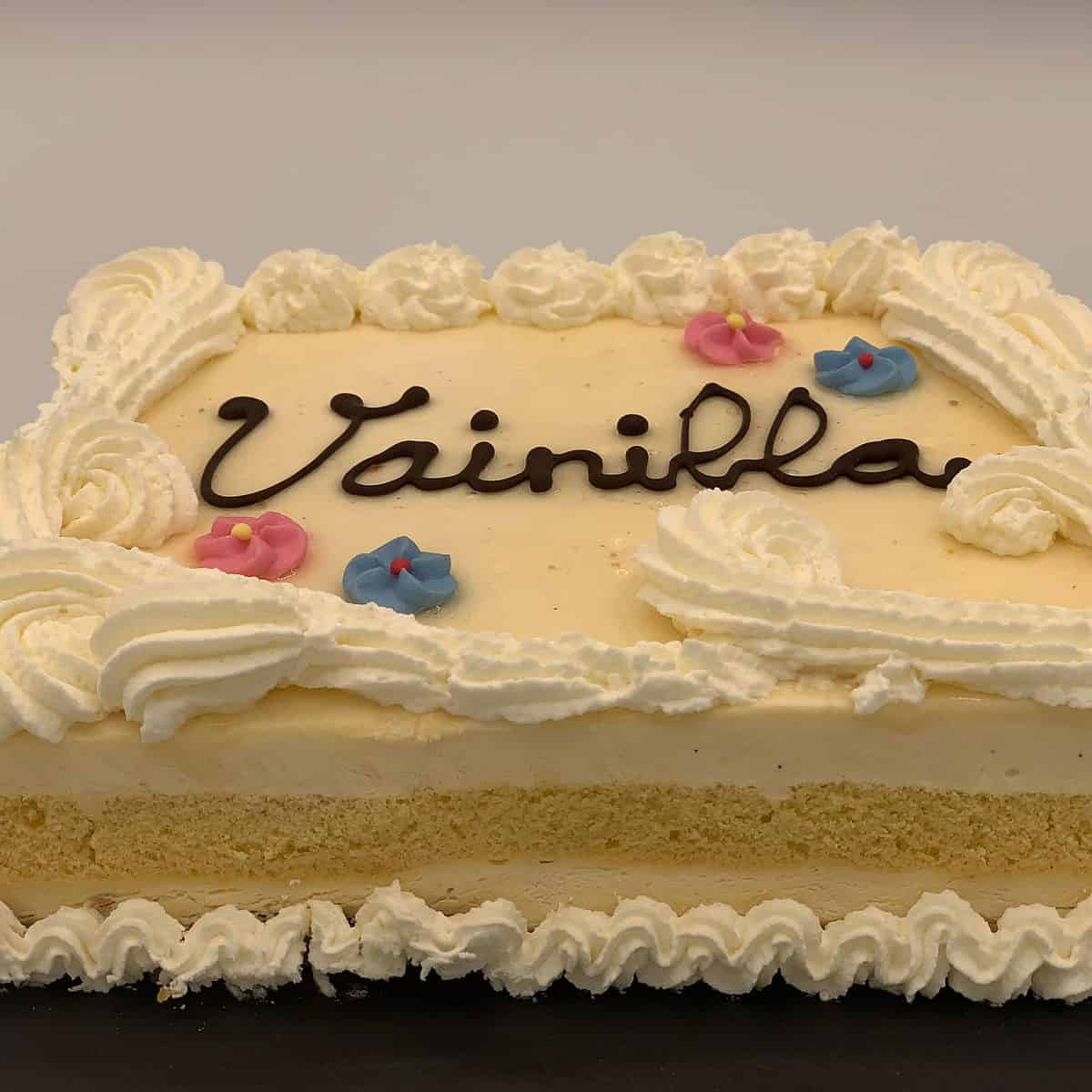 Tarta de Vainilla