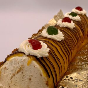Brazo de Nata y Turron de Jijona