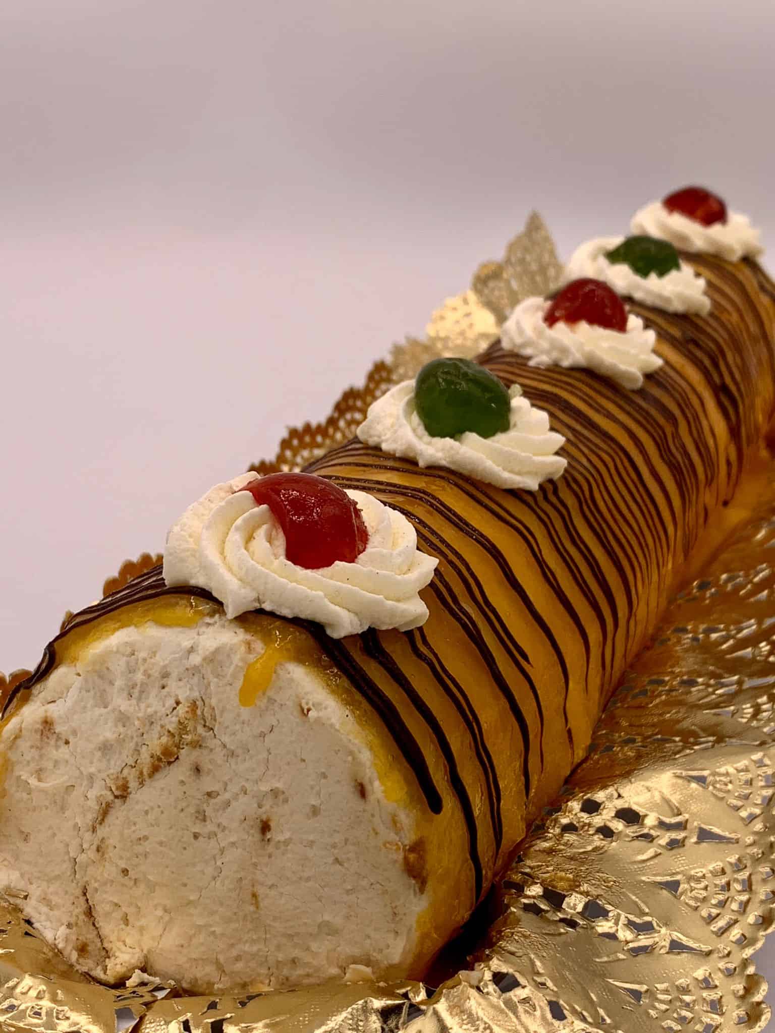 Brazo de Nata y Turron de Jijona