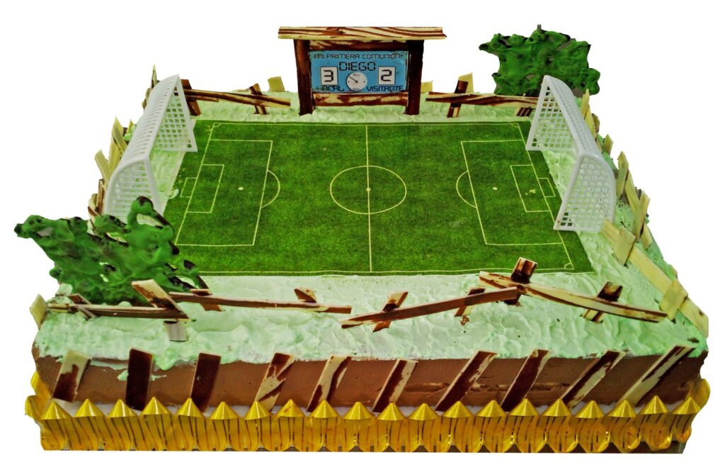 Tarta decoracion futbol