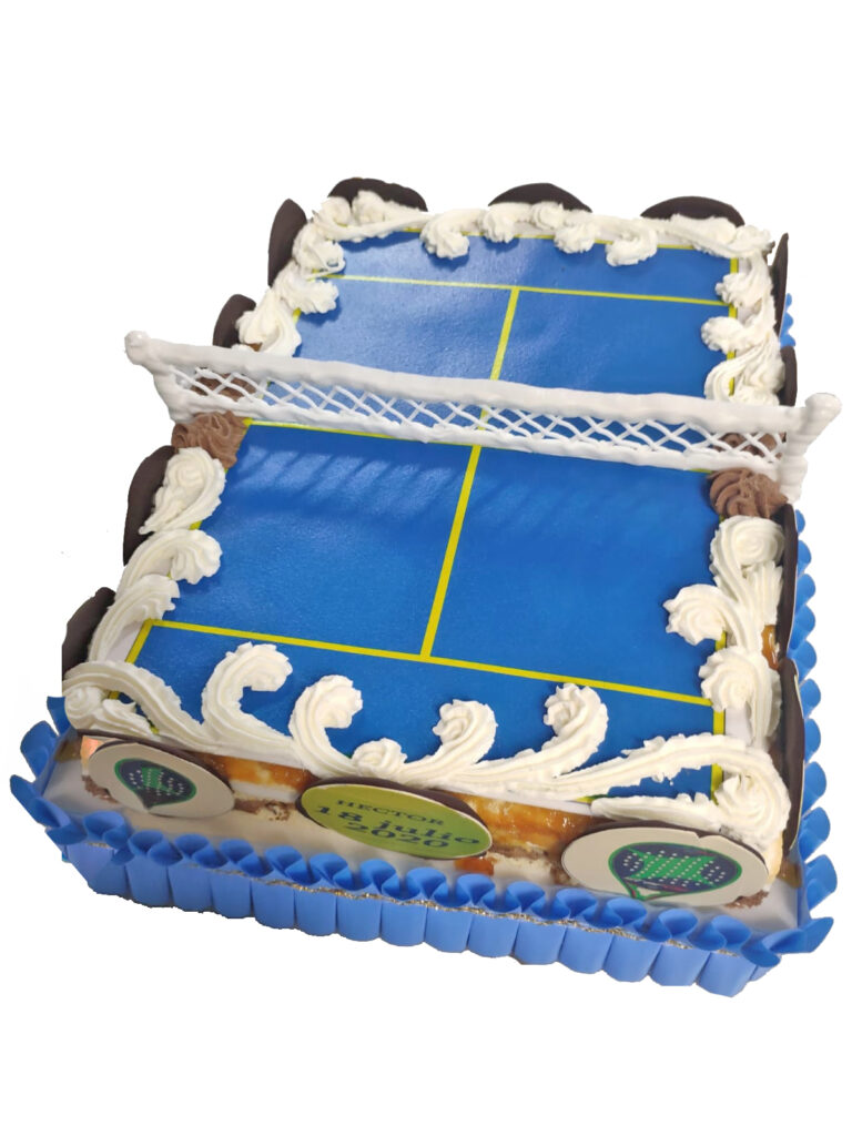 Tarta decoracion tenis