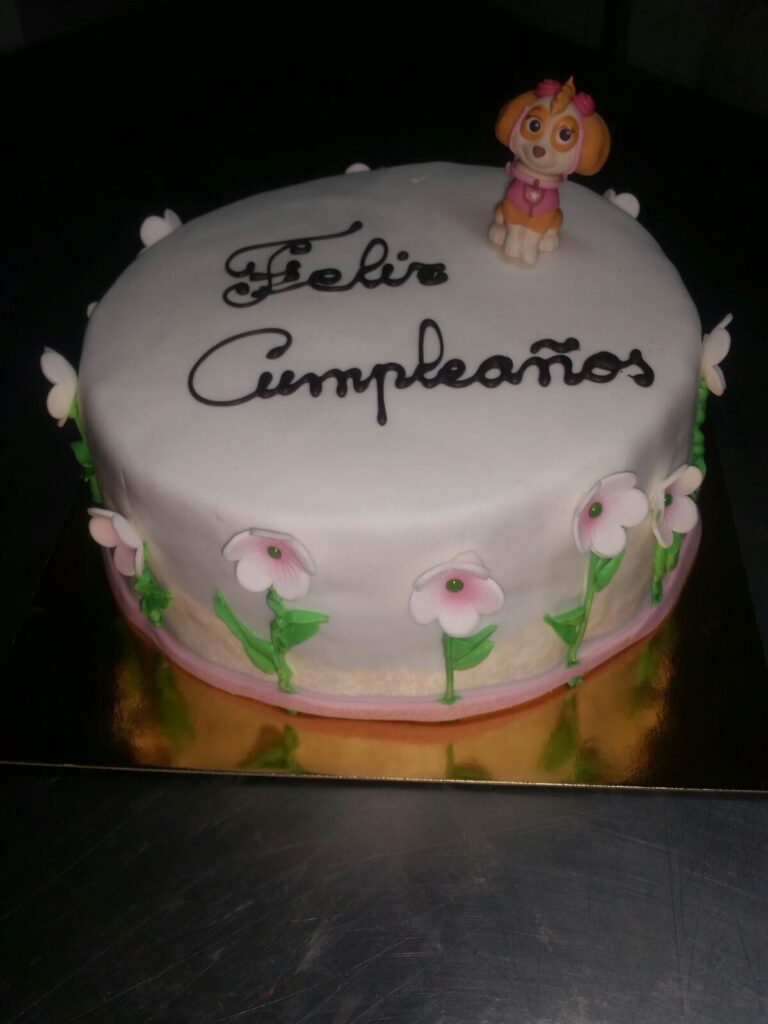 Tarta decoracion texto