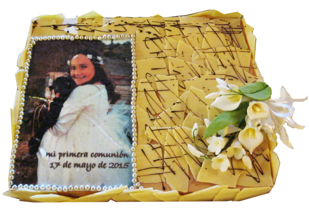 Tarta sencilla chocolate blanco