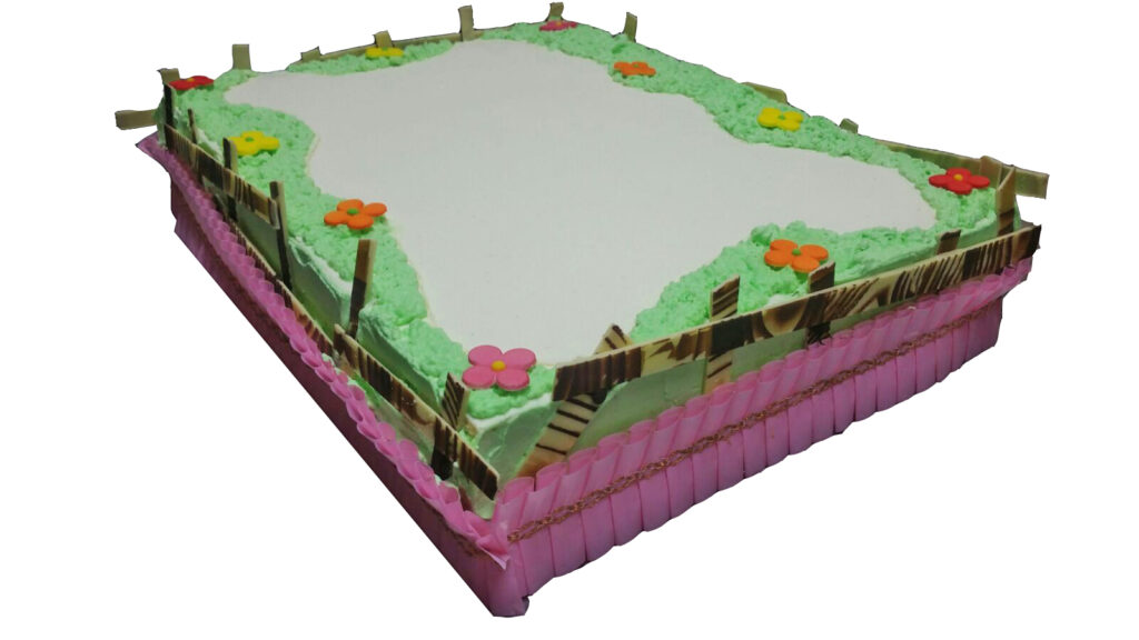 Tarta decoracion arena