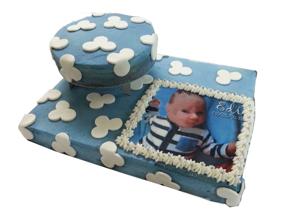 Tarta dos pisos foto decoracion