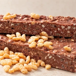 Turrón Artesanal Trufado de Chocolate Crujiente con Arroz Inflado